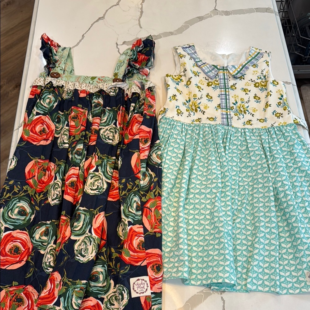 Cheeky Plum set of 2 Sundresses girls size 7-8
